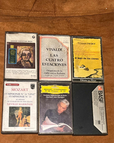 Cassette Original 6 Cassettes Audio Clásica Originales X 6