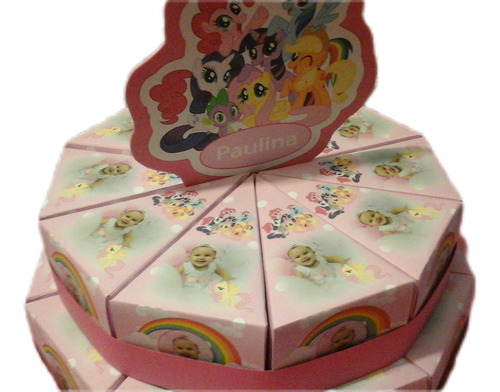 Torta De Cajitas My Little Pony Para Golosinas 20 Porciones