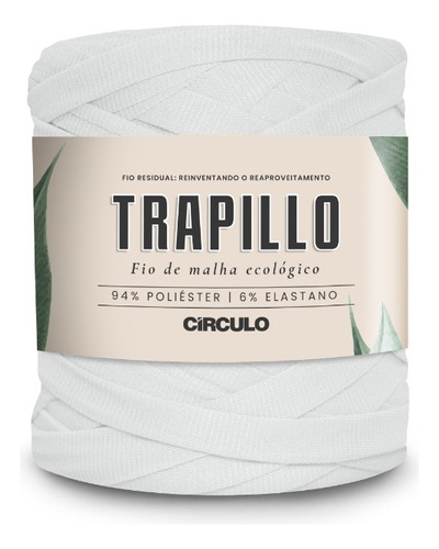 Fio De Malha Trapillo Residual Ecologico - Circulo Cor 8001-BRANCO