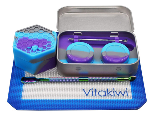 Kit De Viaje Para Tallar Cera De Silicona Vitakiwi Con Recip