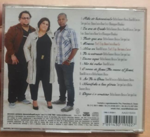 Cds Aliança Do Tabernáculo Tu És Adorado E Herdeiro Promessa (Usado)
