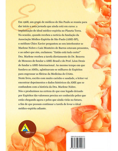 Marlene Nobre E O Ideal Médico-espírita, De : Giovana Campos / : Décio Iandoli Júnior. Série Não Aplica, Vol. Não Aplica. Editora Ame-brasil, Capa Mole, Edição Não Aplica Em Português, 2023