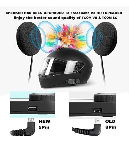 Microfono Intercomunicacion Bluetooth Audifono 5 Pin Vb