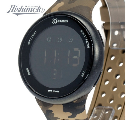 Relógio X-games Masculino Digital Xmppd486 Camuflado