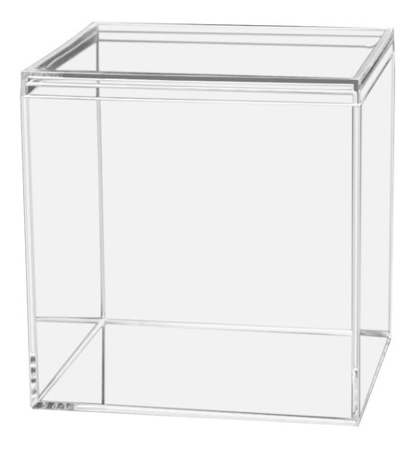 Caja De Almacenamiento De Acrílico 7,5 Cm X 7,5 Cm X 7,5 Cm
