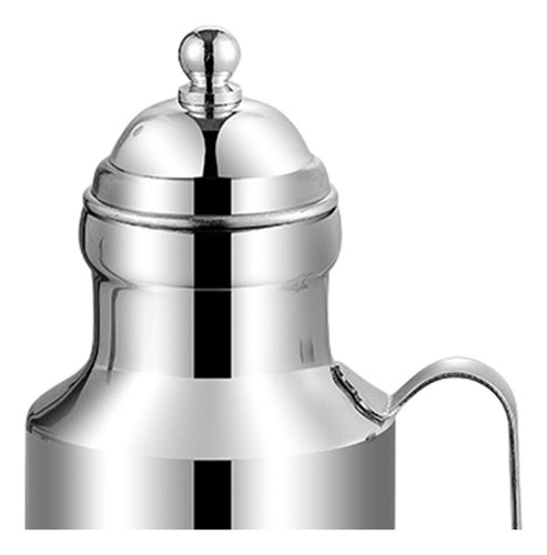 A Botella Dispensadora De Aceite De Oliva, Botella Plata
