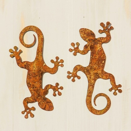 Imagen 3 de 4 de Figuras Chapa Oxidada Colgantes Jardin Deco - Disentino®