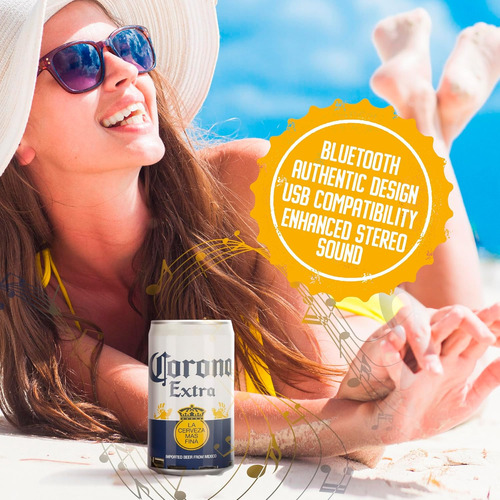 Corona Can Beer - Altavoz Forma De Lata , Altavoz Po...