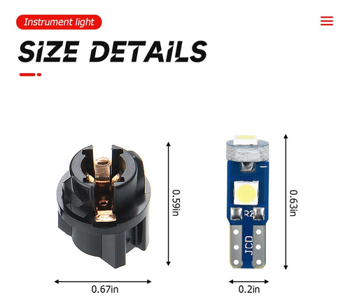 Nuevo 20 Luces Led T5 For Indicador Del Panel Del