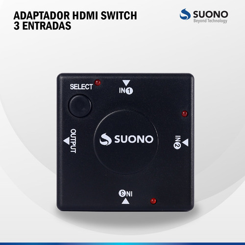 Adaptador Hdmi Switch 1 Salida 3 Entradas