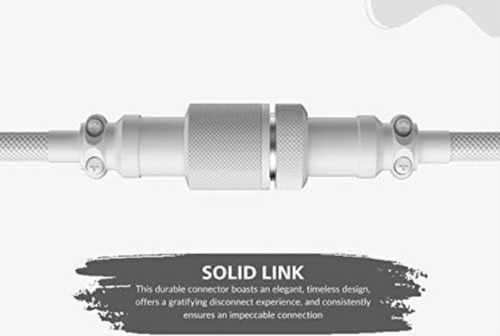 Cable Teclado Espiral Clasificado | Cable Trenzado Hecho A