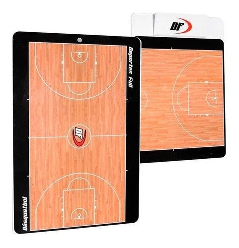 Imagen 1 de 1 de Pizarra Táctica De Basquet Basket Df Ambos Lados Entrenador