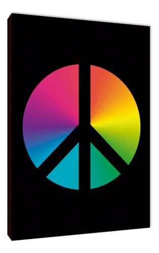 Cuadros Poster Paz Amor Hippie Xl 33x48 (paz (5)