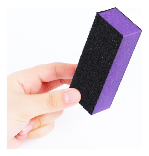 Uxcell De 4 Vías Archivo De Uñas, 2 Pcs Buffer Buffer Block