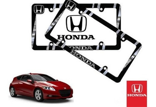 Par Porta Placas Honda Crz 1.5 2013 Original