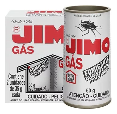 Fumigador Jimo Gas Caja Con 2 Unidades De 35g 