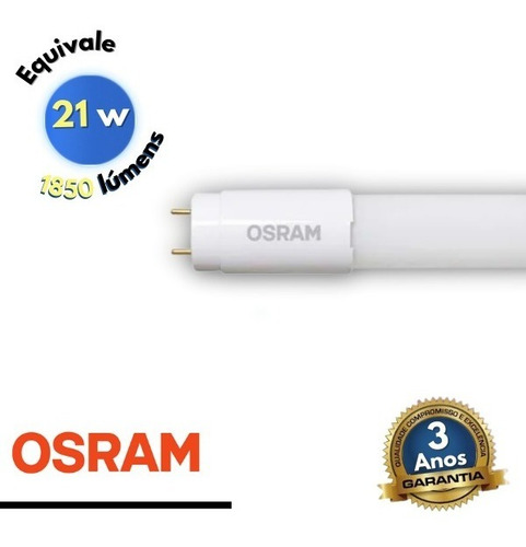 Imagem 1 de 5 de Lâmpada Led Tubo T8 18w 1850lm Bivolt G13 Osram Tubular