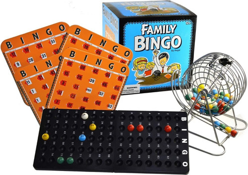 Juegos De Mesa Bingo Regal Games Deslizable Con Tómbola 