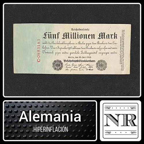 Alemania - 50000000 Marks - Año 1923 - P #98 - Hiper