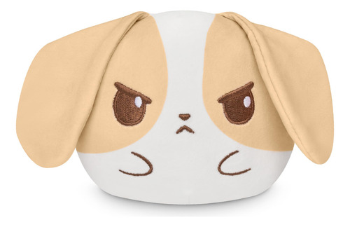 Peluche Reversible Conejo 10 Cm Kawaii Marrón Y Blanco Suave