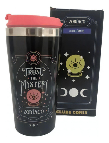 Copo Térmico Zodíaco Trust The Mystery Signos Com Tampa