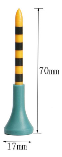 El Golf De Goma Del Pvc Tee Reutilizable 7 Cm X 1,7 Cm