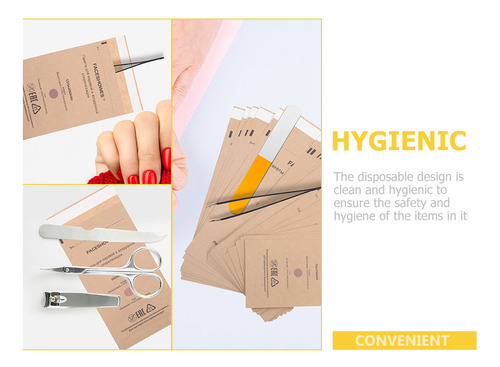 Bolsa De Papel Kraft Para Esterilización De Uñas, Caja De He