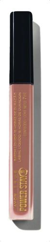 Labial Líquido Mate Avon Power Stay Indeleble Color Barely Baked