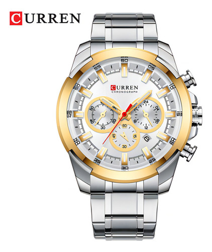 Reloj Curren Krec941902 Plateado Hombre