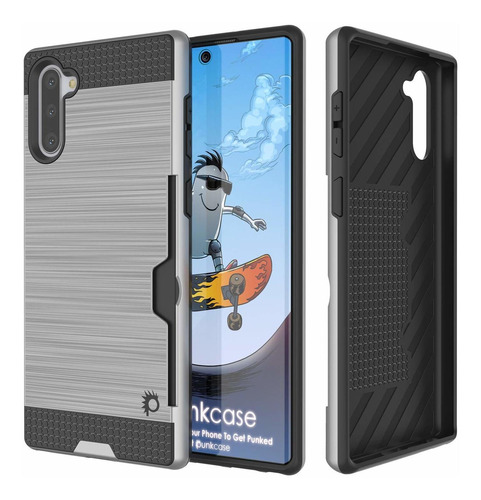 Punkcase Galaxy Note 10 Case Slot Series Slim Fit Cubie...