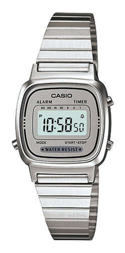 Reloj Mujer Casio Retro Vintage La670wa-7 Wr Gtia 2 Años