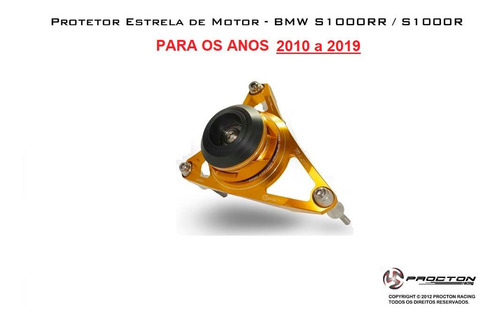 Estrela Protetor Do Motor Procton Racing Bmw S1000rr