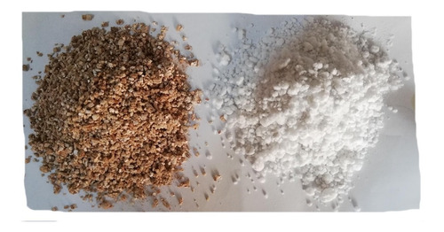 Perlita y Vermiculita mezclada 2 litros sustrato todas culturas 