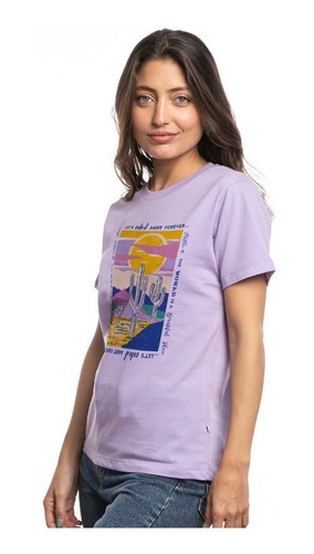 Remera Rusty Last Forever Classic Tee Mujer
