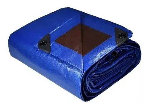 1 Lona Toldo Carpa Uso Rudo Impermeable Azul