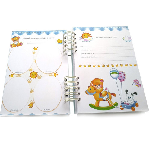 Imagem 6 de 10 de Álbum De Bebê Fotos Urso Príncipe Personalizado Com O Nome