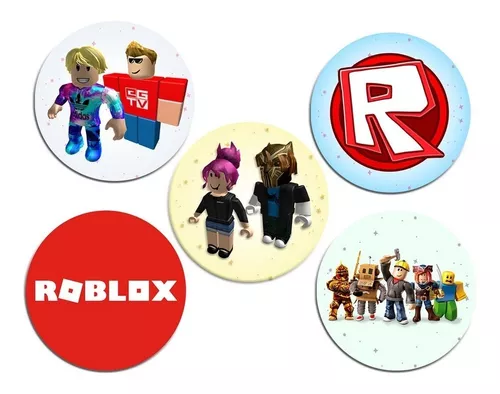 Etiqueta Personalizada Roblox - Fazendo a Nossa Festa