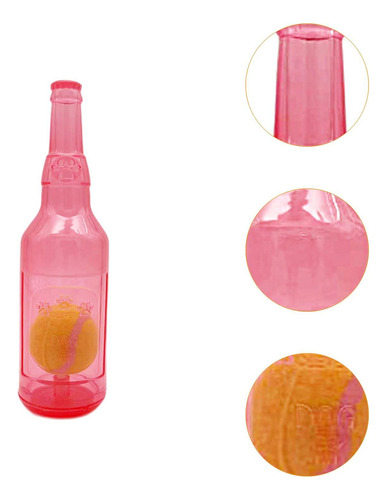 Juguete Para Perros Con Forma De Botella De Agua Para Rojo L