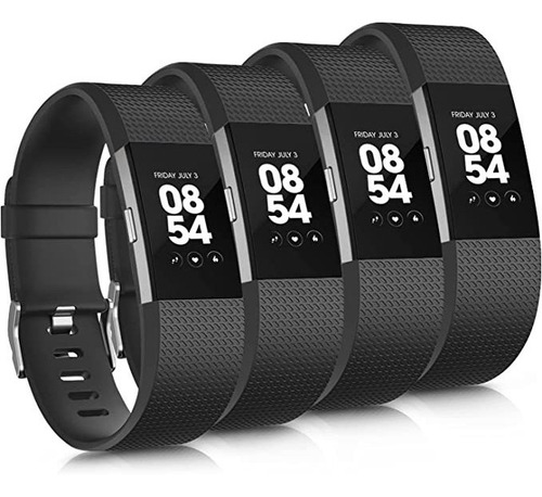 4 Mallas Para Reloj Fitbit Charge 2 Talle Small