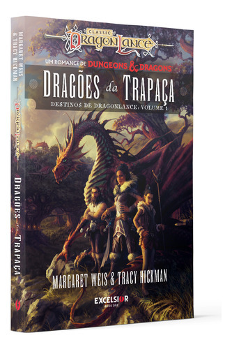 Dragões Da Trapaça - Destinos De Dragonlance, De Margaret; Hickman, Tracy. Editora Excelsior, Capa Mole Em Português