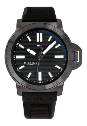 Reloj Tommy Hilfiger Deportivo Con Malla De Caucho 1791587