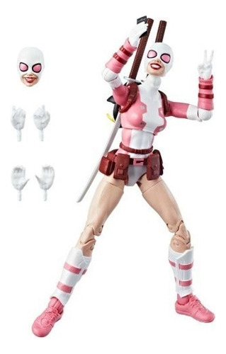 Figura de acción Marvel The Unbelievable Gwenpool Gwenpool Build-A-Figure: Marvel's Lizard de Hasbro Legends Series