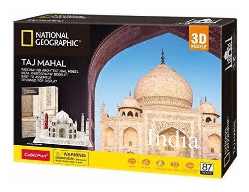 Puzzle 3d Taj Mahal India, 87 Piezas.