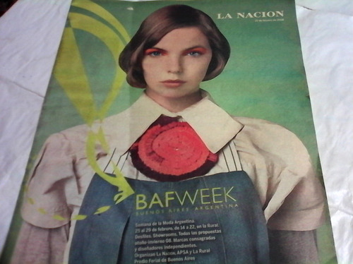 Baf-week-año 2008- Suplemento La Nacion-semana De La Moda-