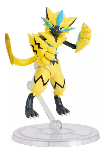Jazwares Pokemon Select Figura De Accion Super Articulada Zeraora 6" Exclusiva