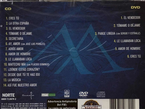 Mocedades - Todos Los Grandes Éxitos (cd+dvd) Made Usa Nuevo