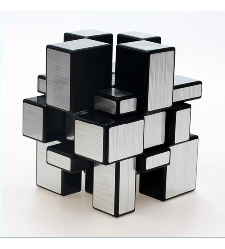 Qiyi Cubo Rubik Espejo 3x3 X3 Mirror Plateado Silver