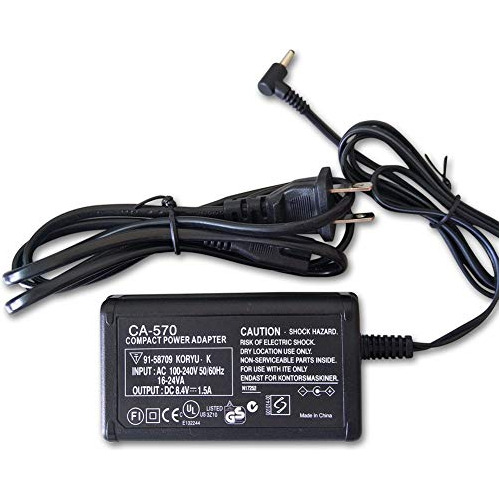 Cargador Adaptador De Ca Ca-570 Compatible Canon Vixia ...