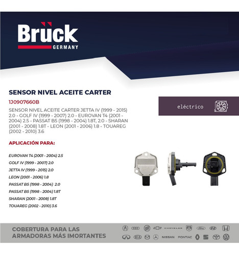 Sensor Nivel Aceite Carter Leon 2006 1.8 20v 1j0907660b