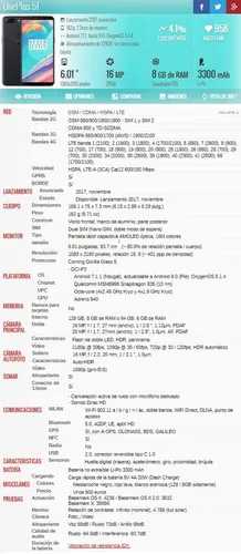 Oneplus 5t A5010 8gb 128gb Dual Sim Duos One Plus